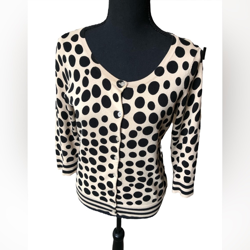 The Limited Polka Dot Knit Top